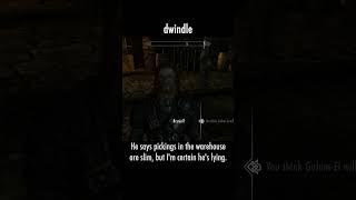 dwindle — The Elder Scrolls V: Skyrim dialogue scene
