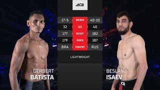 Герберт Батиста vs. Беслан Исаев | Herbert Batista vs. Beslan Isaac | ACA 165 - St. Petersburg