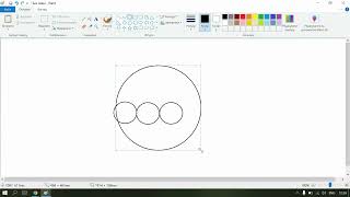 картинка: Графічний редактор  Paint. Парасолька