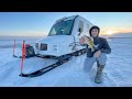 Ice Fishing In A SnoBear | Ice Camping (WALLEYES, PERCH, CRAPPIES)