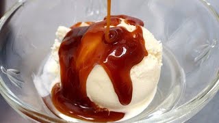 طريقة تحضير صوص كراميل لتزيين التحليات ناحجة 100٪ _ Sauce caramel pour décorer les desserts