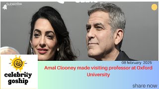 Amal Clooney made visiting professor at Oxford University
