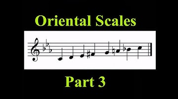 Arabic Oriental Scales lessons Part 3 (Scales with Quarter Tone"s") - Ahmad Al-Jawadi