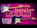 WORSHIP BACKING TRACK A Major | D – A – E – F#m | Guitar Backing Track