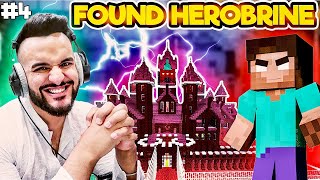 We found HEROBRINE’s CASTLE and FACED him !! [EP#4]