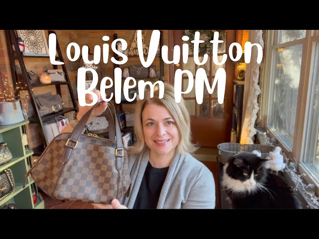 Louis Vuitton Belem PM Damier Ebene Satchel Bag