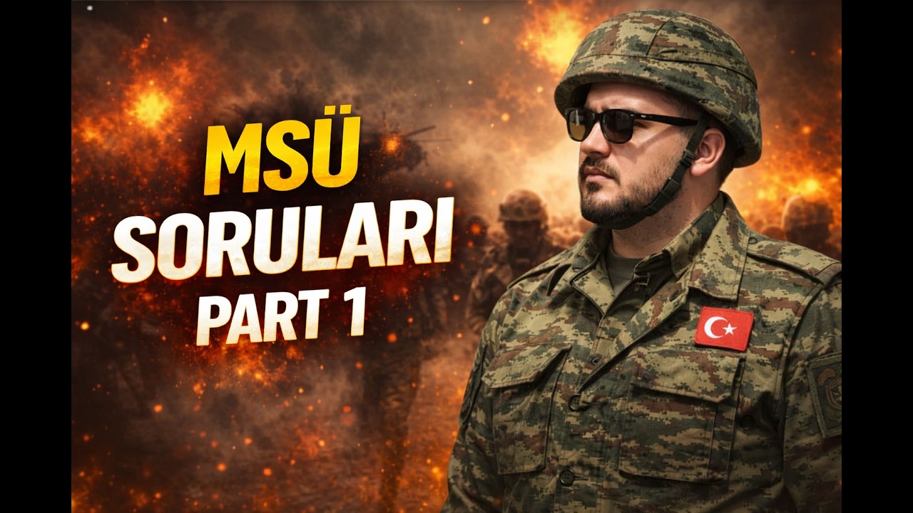 MSÜ 2026 MATEMATİK ÇÖZÜMLERİ #msu