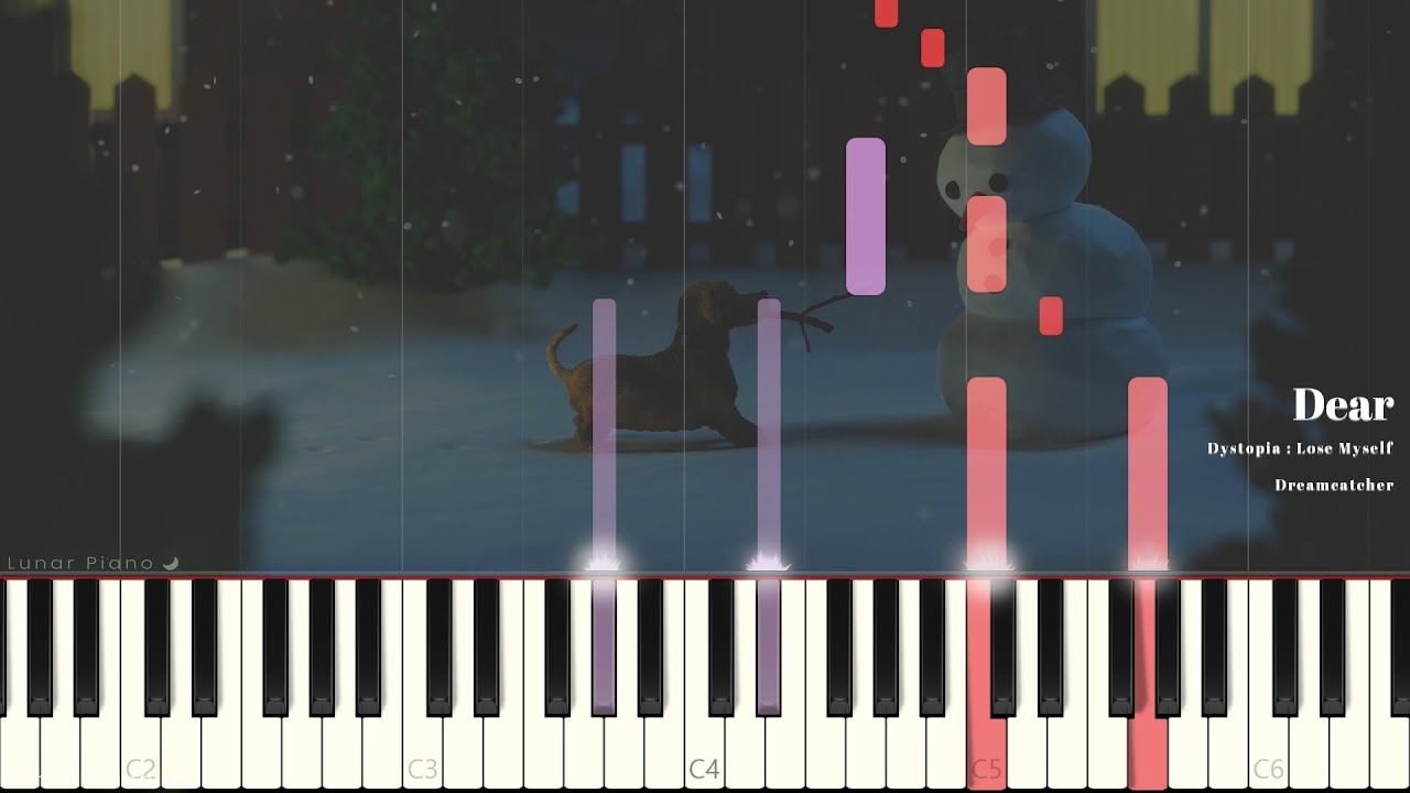 Dreamcatcher 드림캐처 - 'Dear' Piano Cover & Tutorial 피아노 커버 & 튜토리얼 by Lunar Piano
