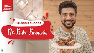 Kellogg's Chocos No Bake Brownie | Amazing Kreations By Ranveer Brar