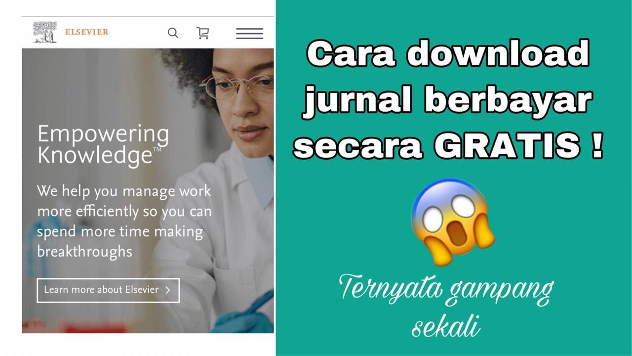 CARA DOWNLOAD JURNAL BERBAYAR SECARA GRATIS!!