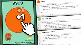 How to Code a Clicker Game with Scripts in Castle - Make and Play screenshot 3