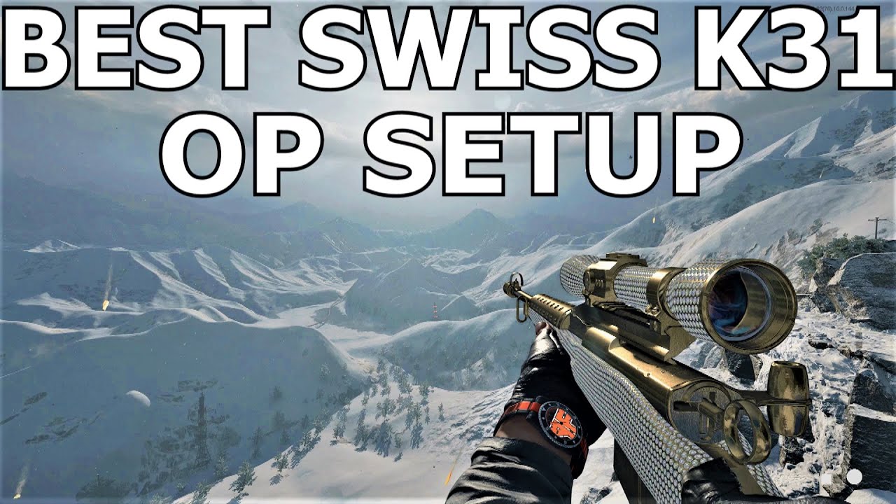 BEST NEW SNIPER SWISS K31 CLASS SETUP FOR COLD WAR & WARZONE!