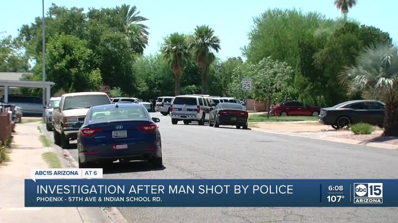 Police investigating officer-involved shooting in Phoenix - YouTube