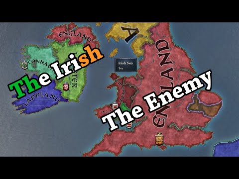 A Group Of Irish Youtubers Try To Colonize England in Crusader Kings 3 -Sponsored