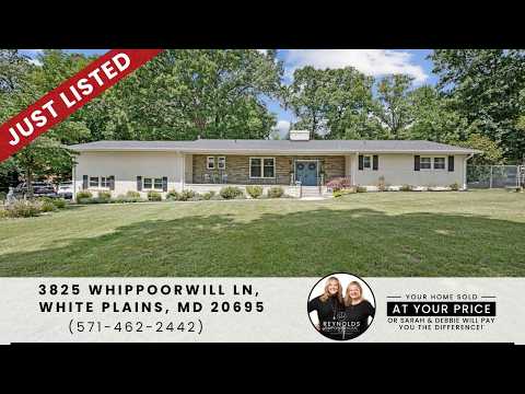 3825 Whippoorwill Ln, White Plains, MD home video tour