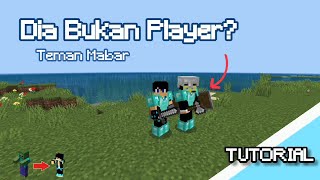 Tutorial Mengubah MOB zombie diMinecraft menjadi seperti Player [Mendapat Teman MABAR diMinecraft⁉️]