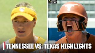 ELIMINATION GAME 👀 Tennessee vs. Texas | Full Game Highlights | Women’s College World Series