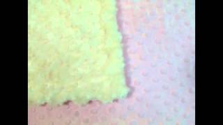 Personalized Pink dot Yellow Swirl Minky Blanket
