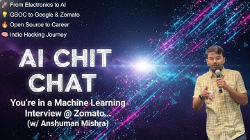 You are in an MLE interview at Zomato (w/ Anshuman)