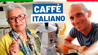 APRENDA A FAZER O VERDADEIRO CAFÉ ITALIANO! [ITALIANO COM LEGENDA] - Vou Aprender Italiano