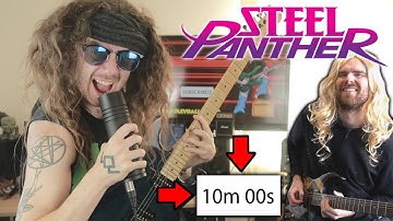 Making A STEEL PANTHER Song In 10 Minutes (Speedrun)