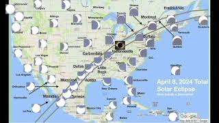 Famous 2024 Total Solar Eclipse Animation for North America🌟🇮🇳 Net Worth