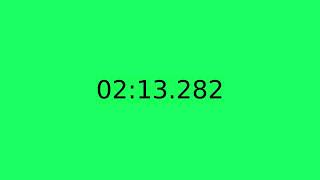 03 minutes, 29 minutes, and 110 millisecond timer