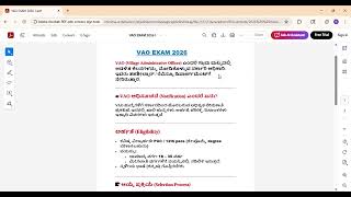 VAO recruitement 2026#competitive#exam #explore#viral#youtubeshort #trendingvideo#live#examtips2026