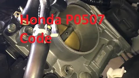 How to Fix Honda P0507: Idle Control System RPM Higher Than Expected