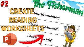 How To Create a Reading Worksheet in Powerpoint #2