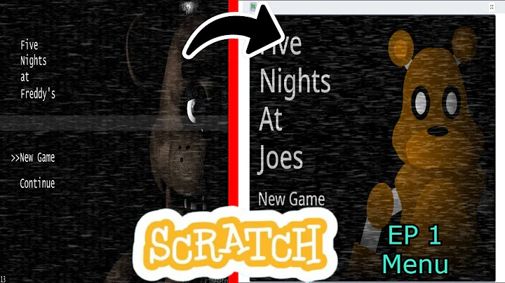 How to make a *FNAF GAME* In SCRATCH Part 1 MENU