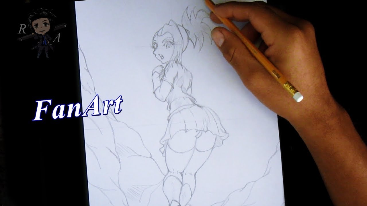 COMO DIBUJAR A KALE/HOW TO DRAW KALE/(TUTORIAL EXPLICADO) Parte 1 YouTube