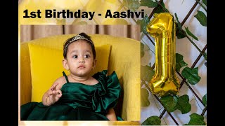 Aashvi 1st Birthday Celebration | Baby Girl | Birthday Princess