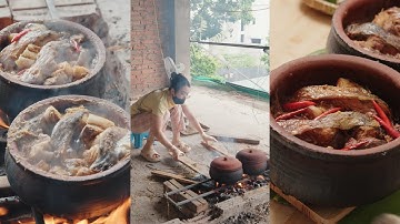 Tự làm cá kho cổ truyền làng Vũ Đại | Cá mềm rục, đậm đà, thơm mùi khói bếp