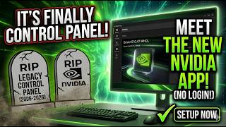 RIP NVIDIA Control Panel: The New Update Changes Everything!