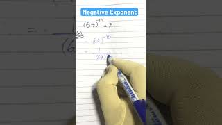 Negative exponent|math tricks|math hack|learn with logic