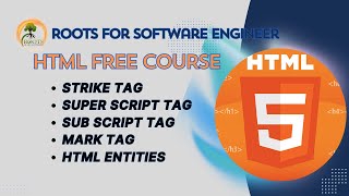 Strike tag | superscript | subscript | mark | html entities