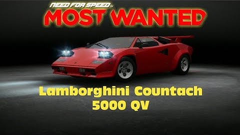 NFS Most Wanted Android: Lamborghini Countach 5000 QV GAMEPLAY