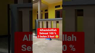 Alhamdulillah Proyek Bangun Kontrakan Selesai 100  kulibangunan  shorts proyek kontrakanrumah