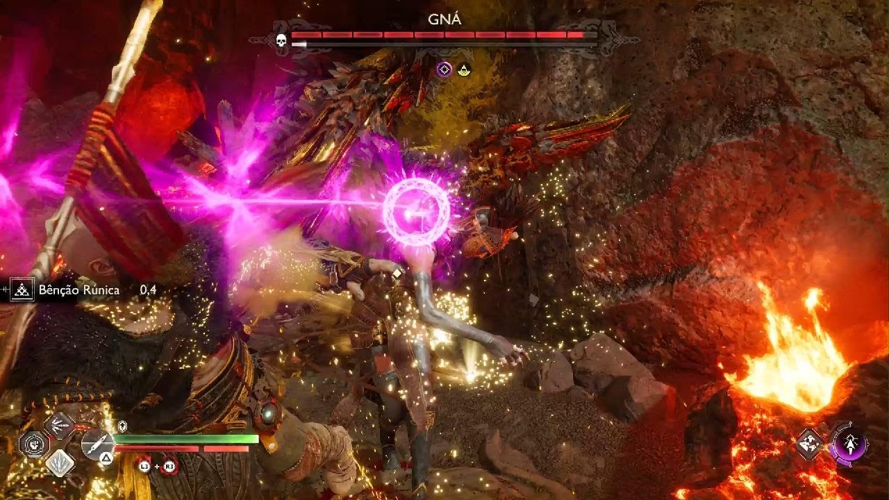 GOW Ragnarök | VERY HARD LEVEL 6 |  Kratos VS GNÁ