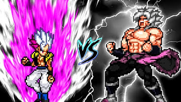 Gogeta Ultra Ego Instinct V2 (New) VS Broly DBS in Jump Force Mugen