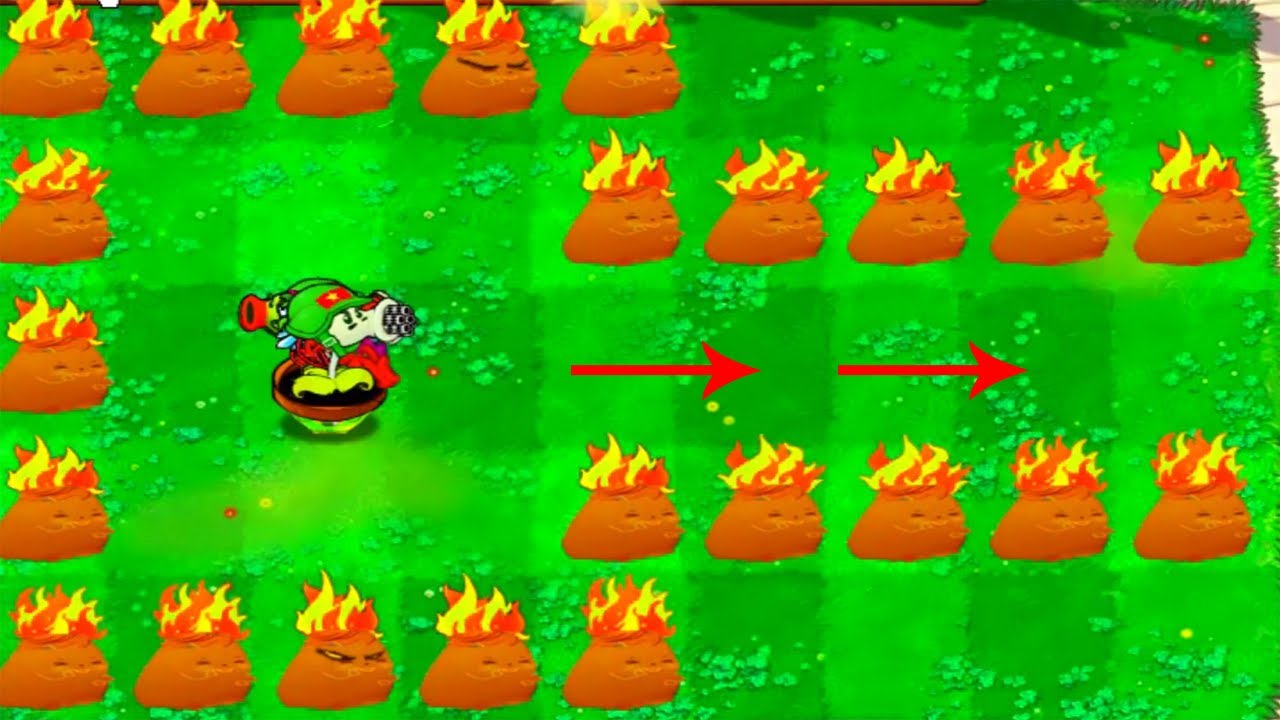 All Pea vs 99 Giga Gargantuar Zombies and Dr Zomboss - Plants vs ...