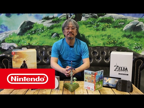 Edición limitada de The Legend of Zelda: Breath of the Wild - Apertura de la caja con Eiji Aonuma