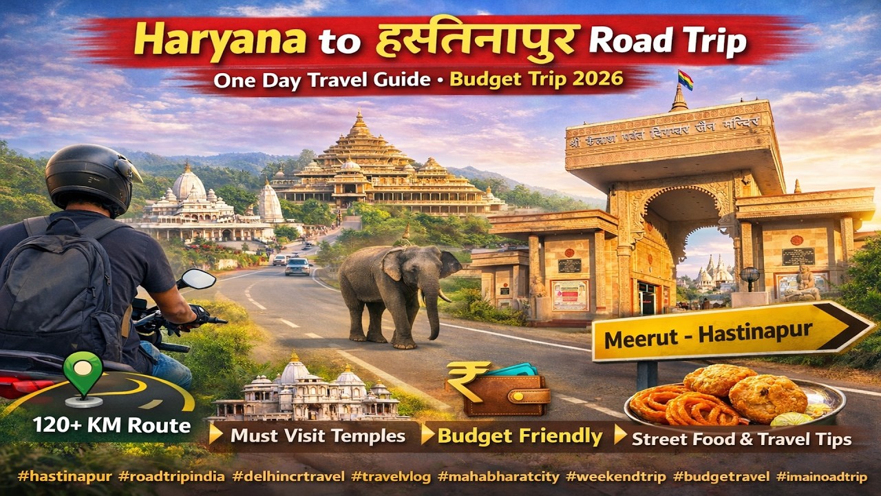 𝐇𝐚𝐫𝐲𝐚𝐧𝐚 𝐭𝐨 हस्तिनापुर 𝐑𝐨𝐚𝐝 𝐓𝐫𝐢𝐩 | 𝐎𝐧𝐞 𝐃𝐚𝐲 𝐓𝐫𝐚𝐯𝐞𝐥 𝐆𝐮𝐢𝐝𝐞 | 𝐇𝐚𝐬𝐭𝐢𝐧𝐚𝐩𝐮𝐫 𝐓𝐫𝐚𝐯𝐞𝐥 𝐕𝐥𝐨𝐠 | 𝐁𝐮𝐝𝐠𝐞𝐭 𝐓𝐫𝐢𝐩 𝟐𝟎𝟐𝟔