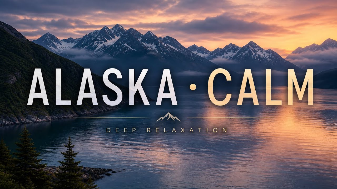 ❄️ Alaska Calm | Deep Inner Peace 🌿 Relaxing Flute Music and Scenic Nature 