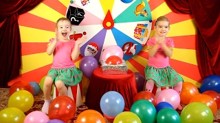 МИЛАШКИ ШОУ #1 Челлендж детское питание Киндер сюрприз Много игрушек конфет воздушных шаров