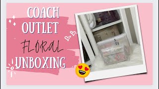 COACH OUTLET UNBOXING- MORE FROM THE FLORAL COLLECTION🌺🌸💐