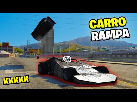 IRRITANDO os PLAYERS com CARRO RAMPA no GTA RP