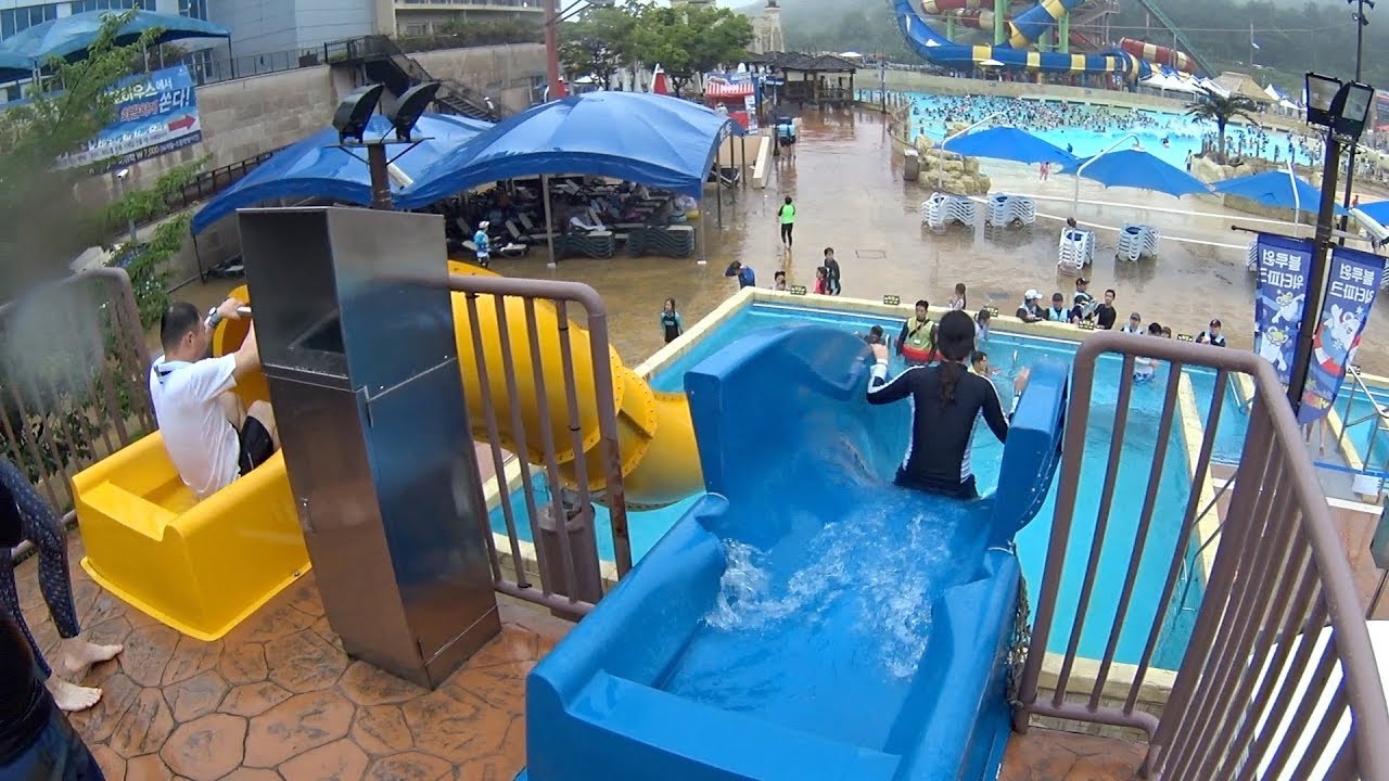 Blue Drop Water Slide At Blue One Water Park Youtube Blue Drop Water Slide At Blue One Water Park Youtube