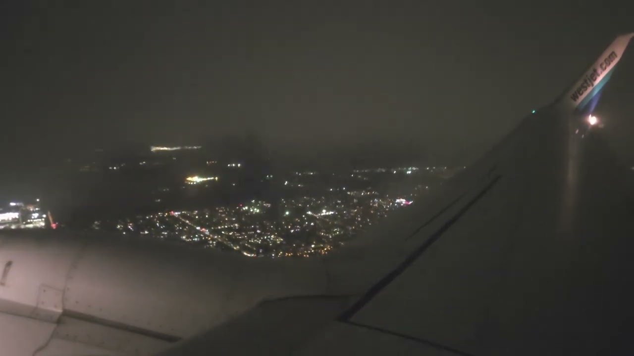 🛫 Vancouver, Canadá 🇨🇦 (YVR) | Despegue Nocturno Salida Emergencia | Boeing 737-800 | 4K 🌙🌧️